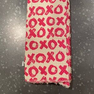 Storehouse Valentine’s Day XOXO Patterned Kitchen Towels - Set of 3 NWT